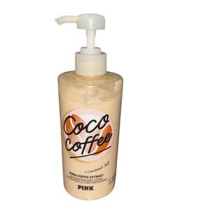 Victorias Secret PINK Coco Coffee Invigorating Body Lotion Coconut Oil 14 fl oz